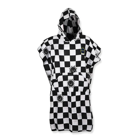 Dritimes Checked Black Out Adult Poncho DT-PA-00779