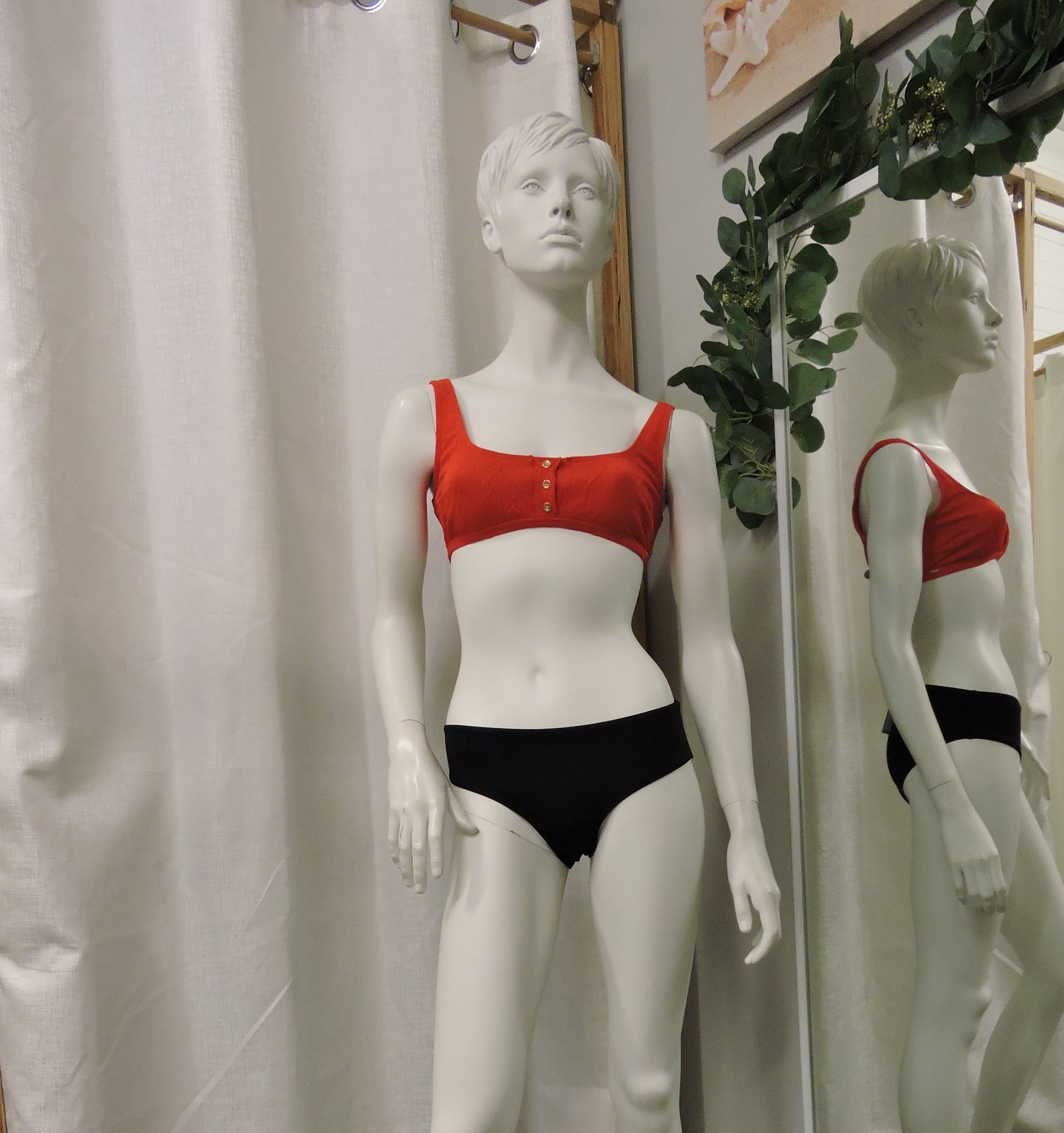 Piha Gelato Red Sporty Bralette P1865GT