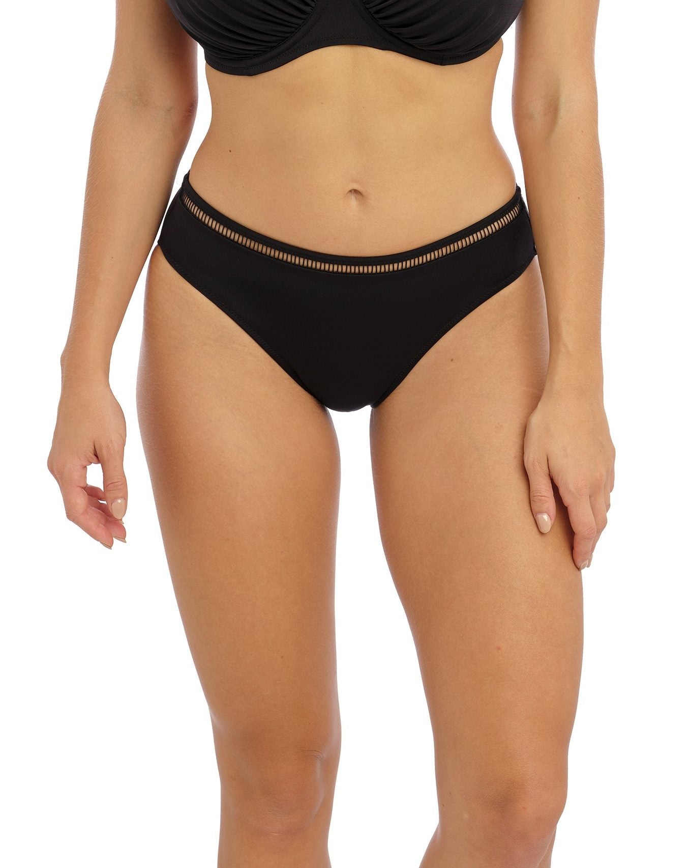 Fantasie Black East Hampton Mid Rise Bikini FS502872BLK