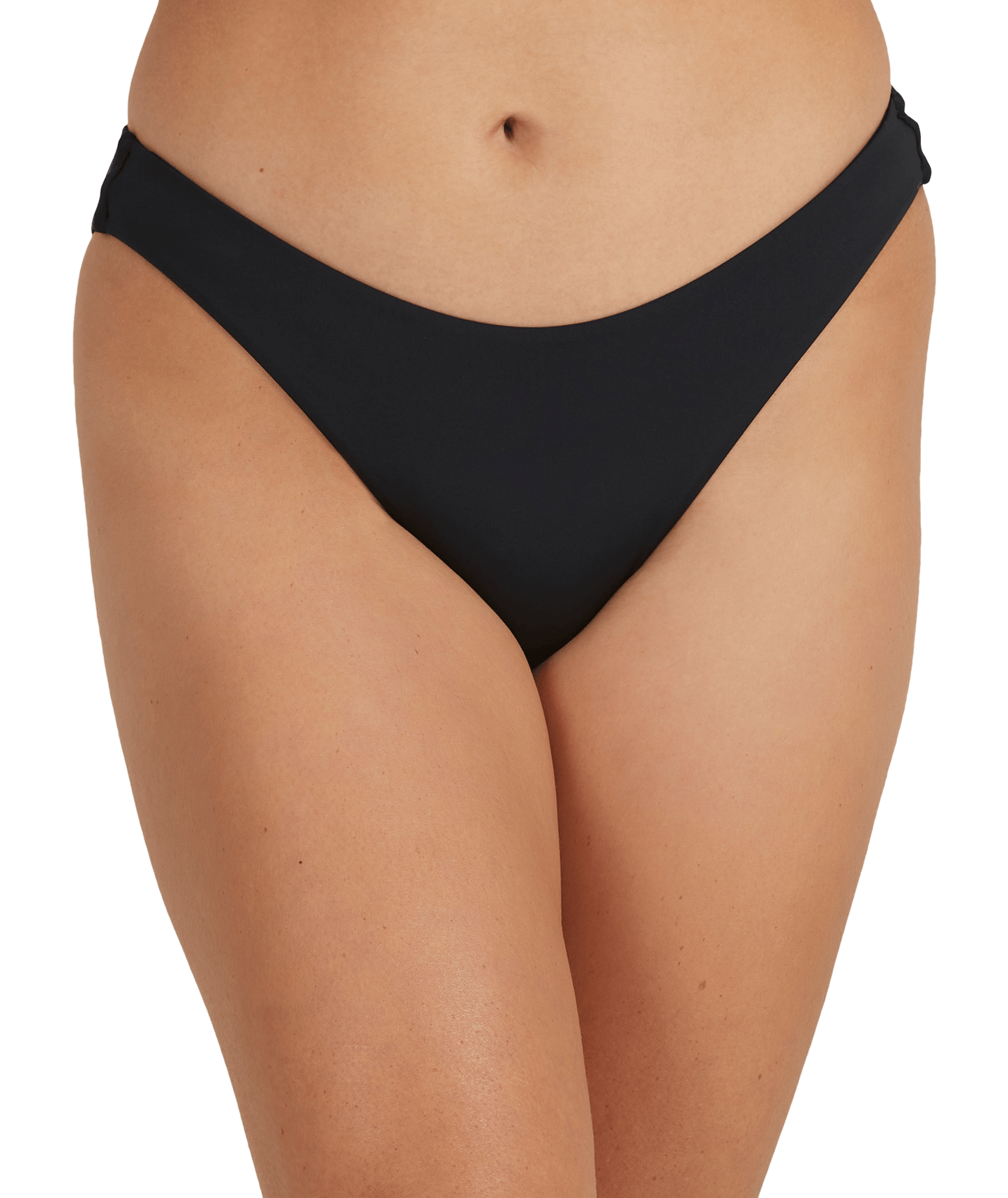 Roxy Black Regular High Leg Bikini Pant ERJX403865