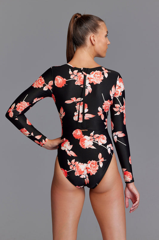 Funkita Rose Garden Long Sleeve One Piece FKS060L