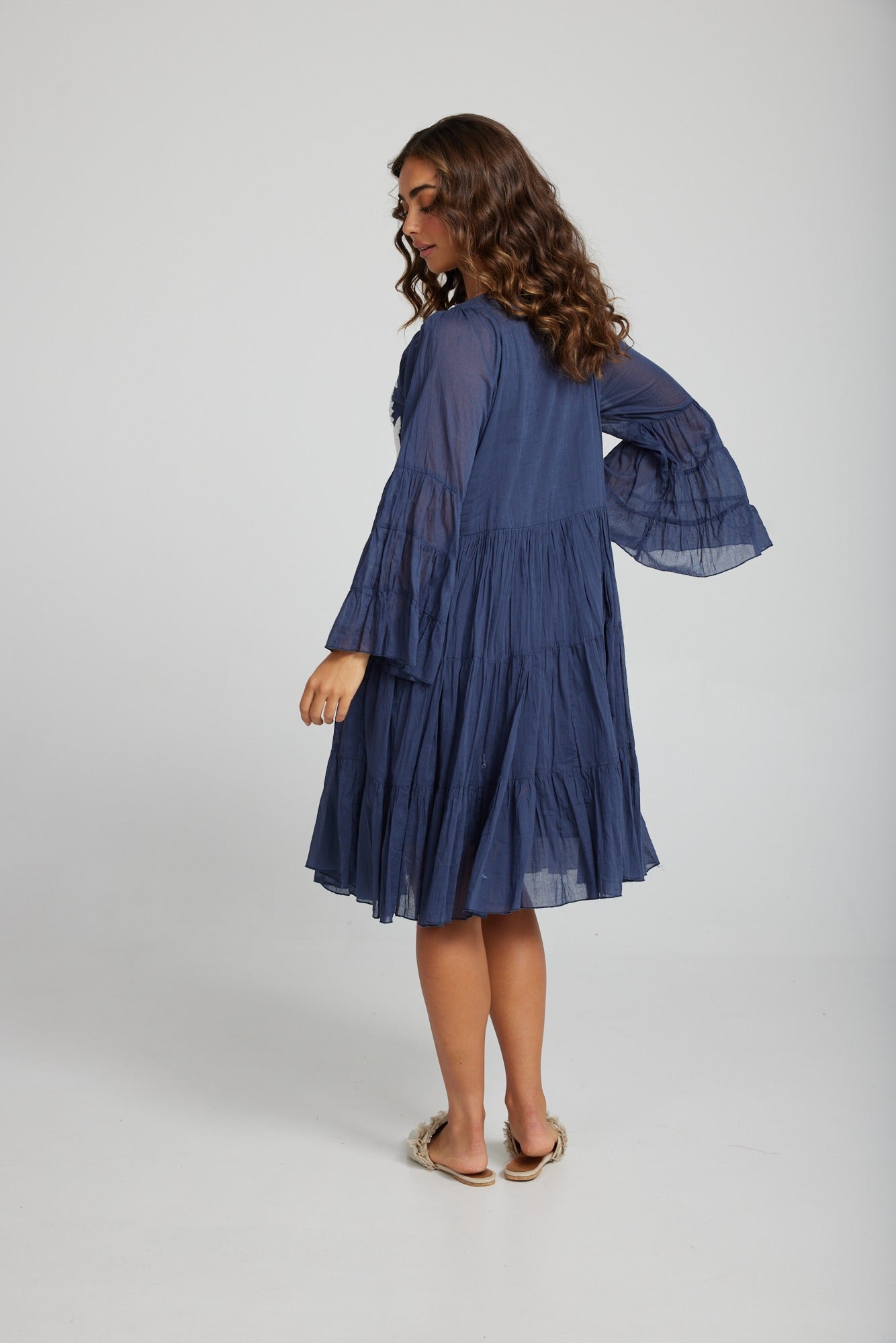 Holiday Jamaica Dress Navy H1124-1