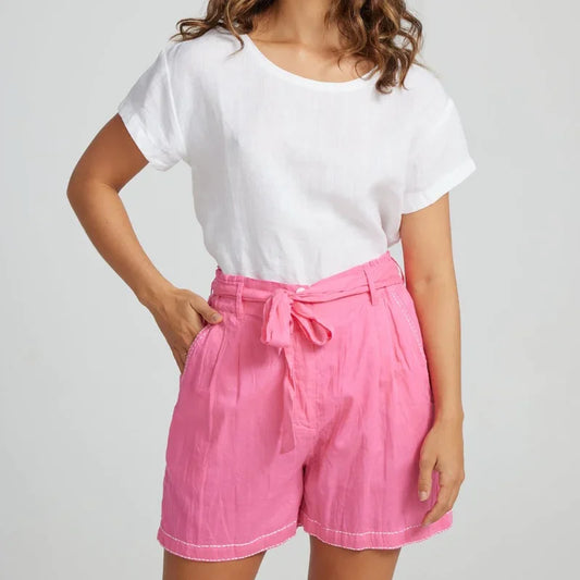 Holiday Seaside Shorts Pink H1127-1