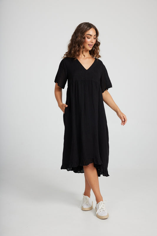 Holiday Canary Dress Black H1152-1