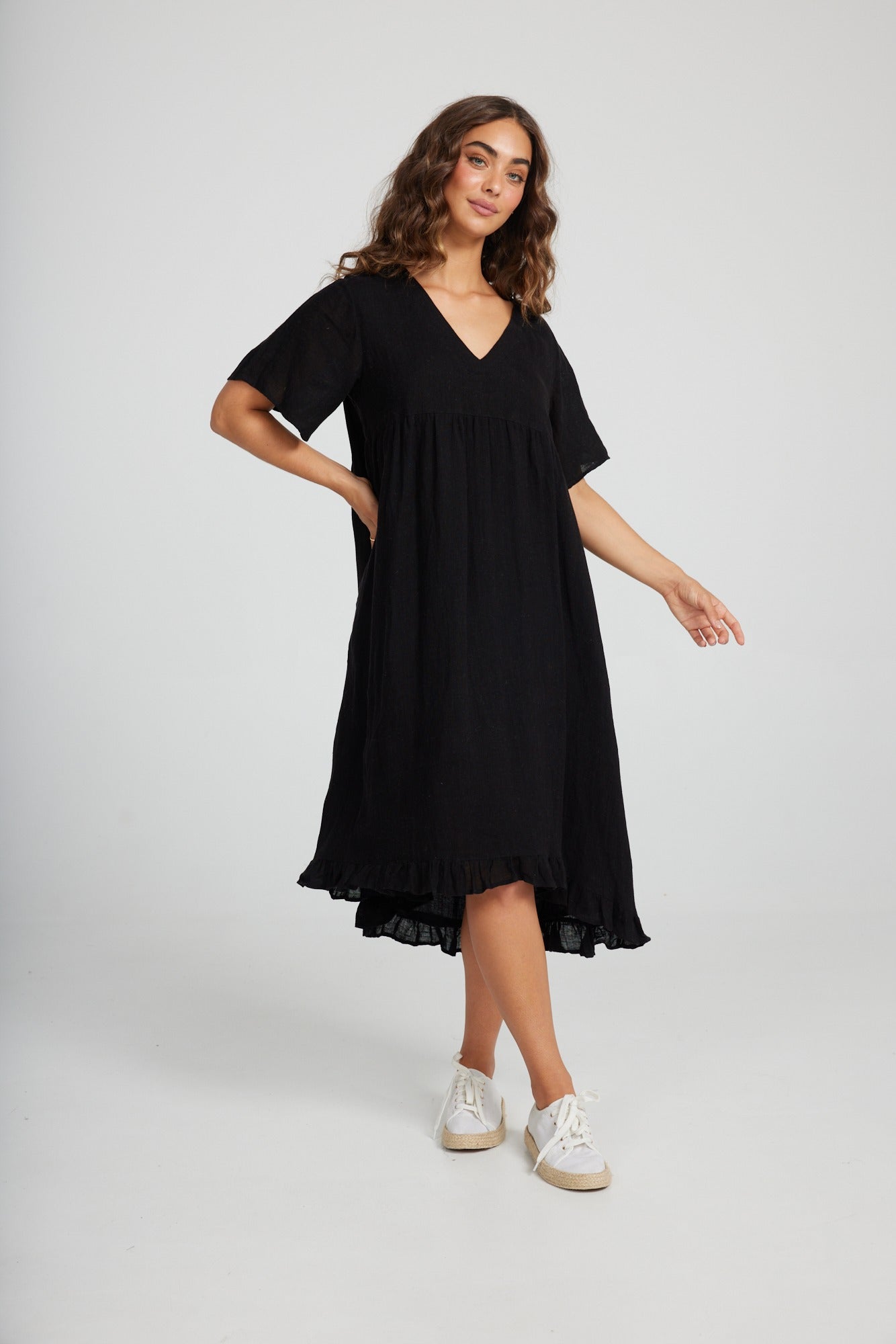 Holiday Canary Dress Black H1152-1