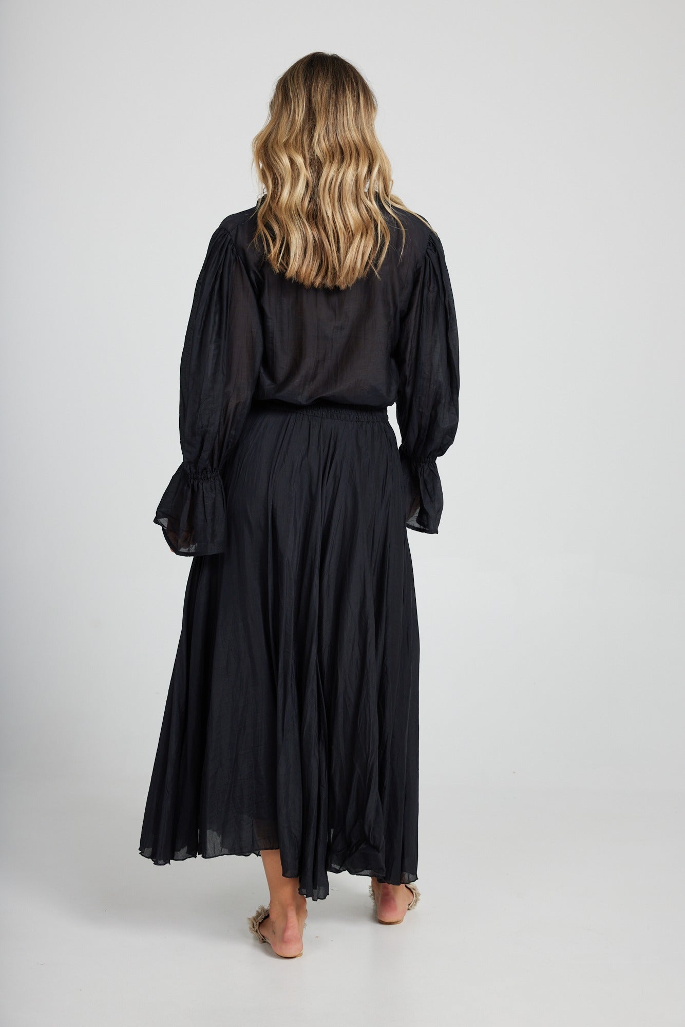Holiday Black Village Skirt H1166-6