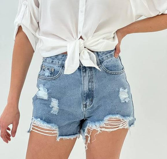 Country Denim Heartfelt Shorts CGJ1550