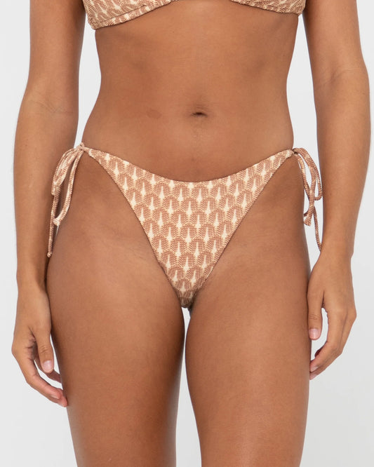 Rusty Teddy Panama Midi Side Tie Bikini Pant