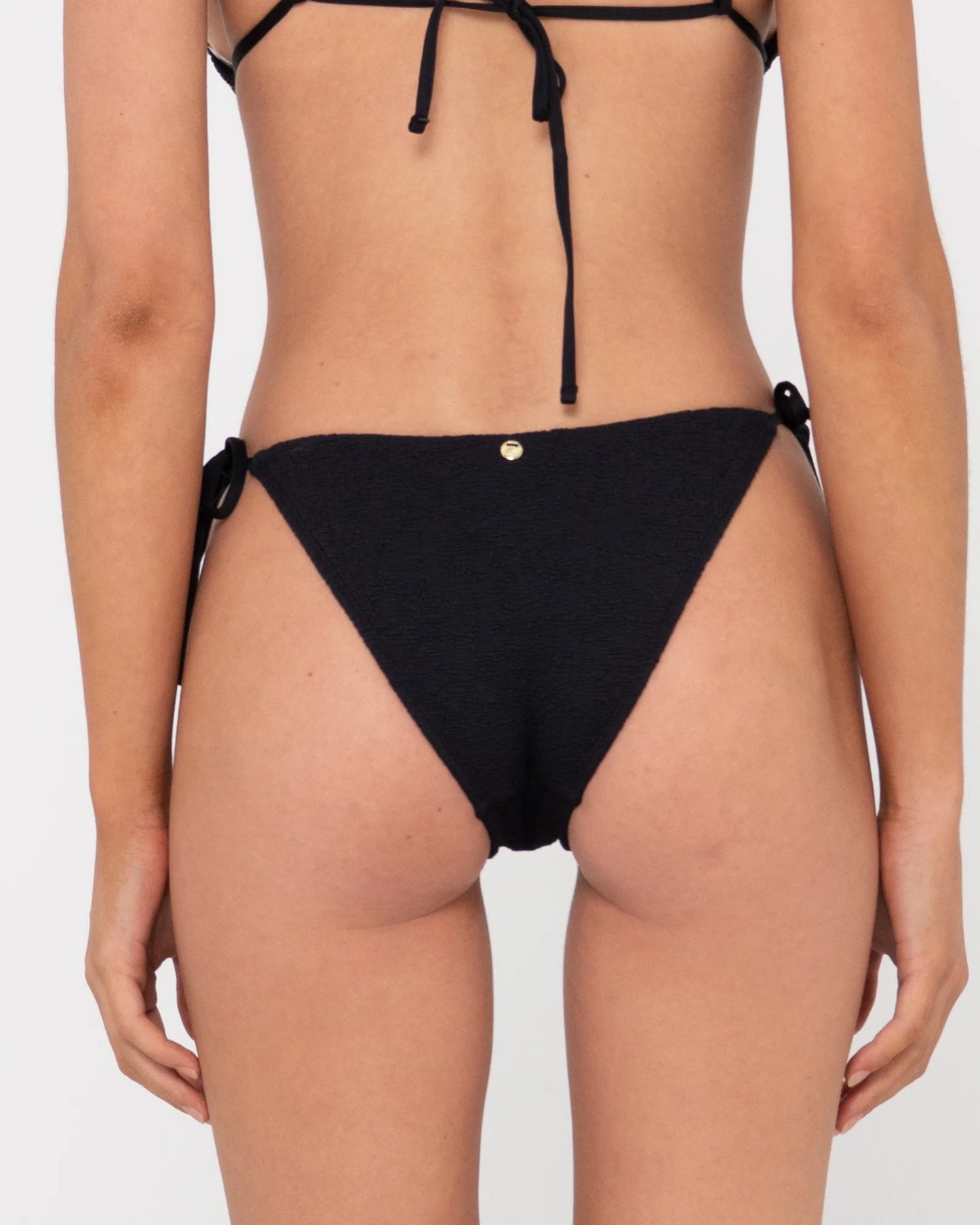 Rusty Black Sandalwood Midi Tie Bikini Pant SWL1544