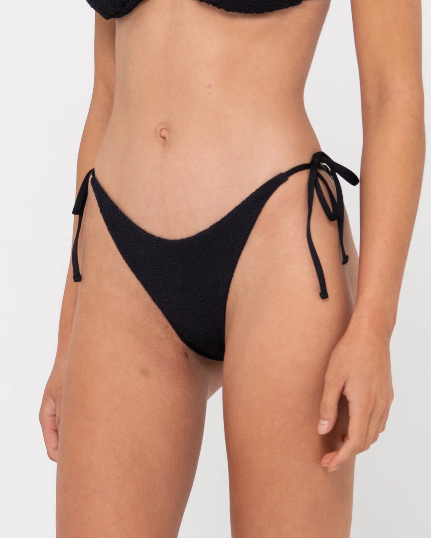 Rusty Black Sandalwood Midi Tie Bikini Pant SWL1544