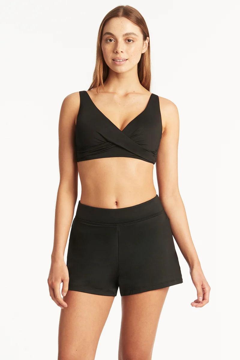 Sea Level Black Swim Short SL4075ECO