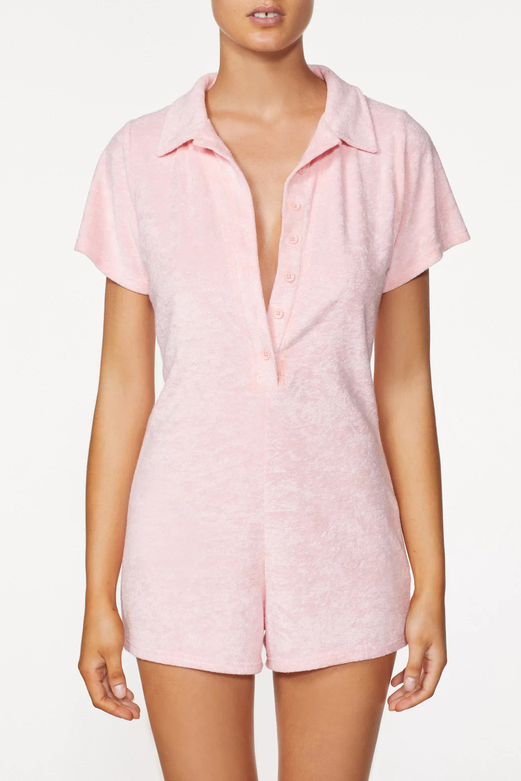 Its Now Cool Peaches Terry Playsuit INC404