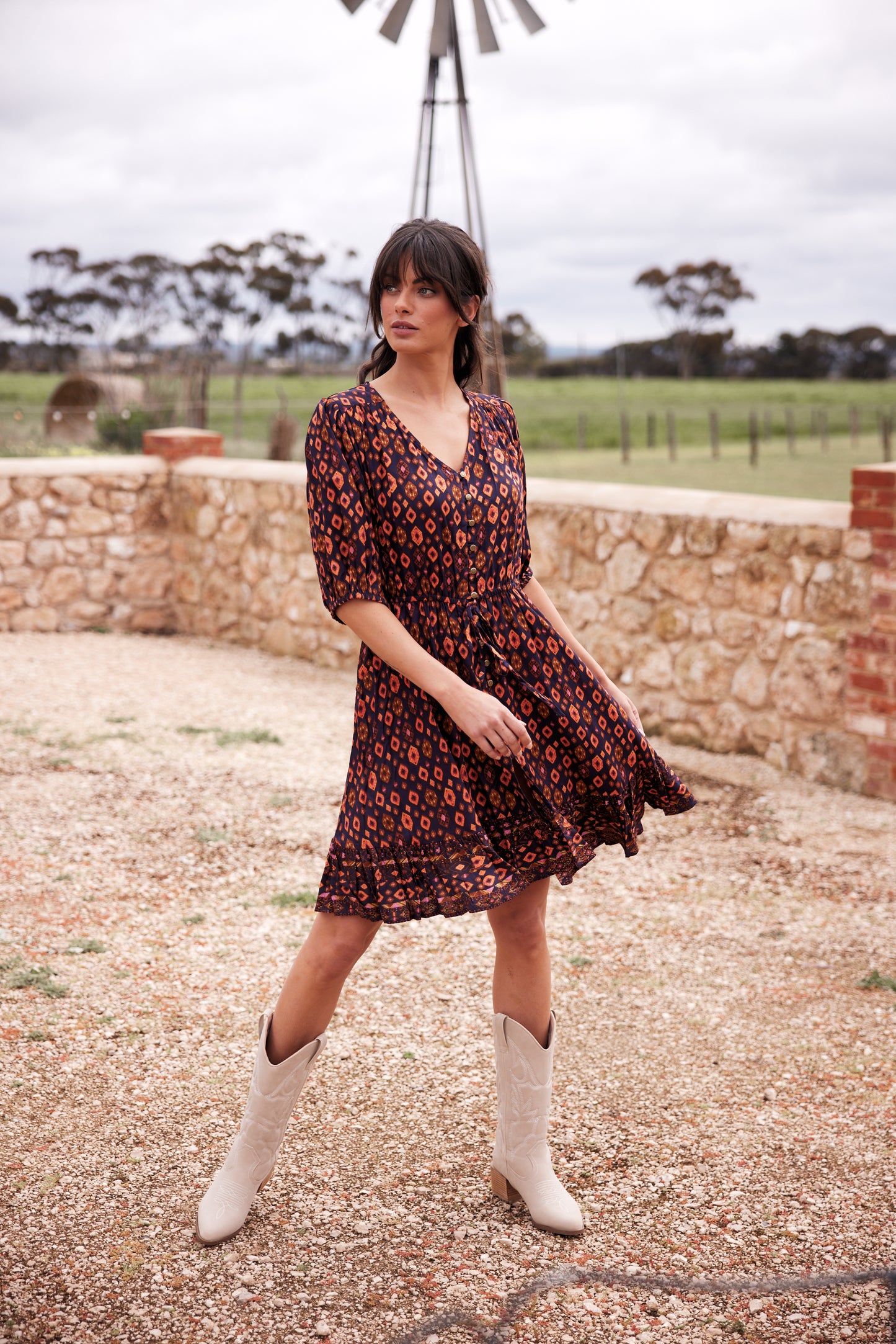 Talisman Moonlight Mini Dress TA23084-1
