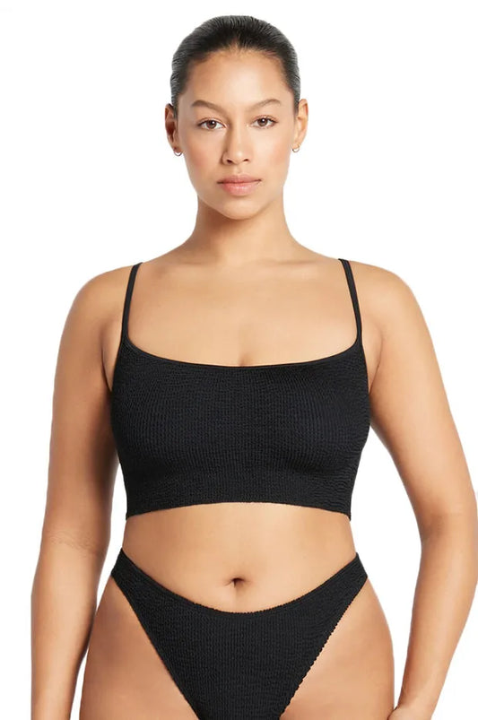 Bound By Bond-eye Black Reid Crop Eco BOUND371E