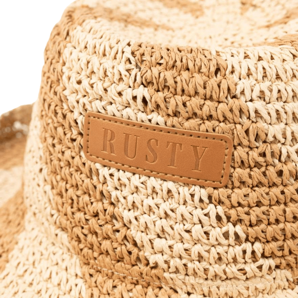 Rusty Natural/Caramel Sundae Swirl Straw Hat